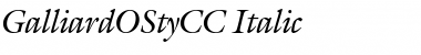 GalliardOStyCC Regular Font