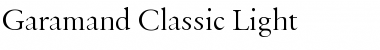 Download Garamand Classic Light Font