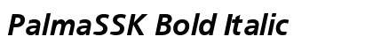 PalmaSSK Bold Italic preview