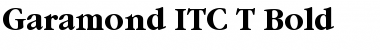 Garamond ITC T Bold Font