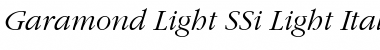 Garamond Light SSi Font