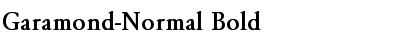 Garamond-Normal Font