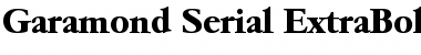 Garamond-Serial-ExtraBold Font