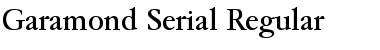 Garamond-Serial Regular Font