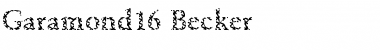 Download Garamond16 Becker Font Download Garamond16 Becker Font
