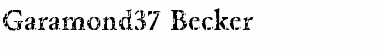 Garamond37 Becker Regular Font