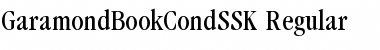 GaramondBookCondSSK Regular Font