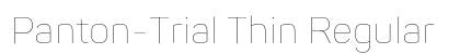 Panton-Trial Thin Regular preview