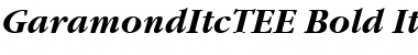 GaramondItcTEE Bold Italic Font