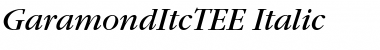 Download GaramondItcTEE Font