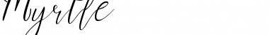 Myrtle Font
