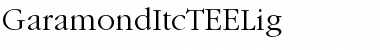 Download GaramondItcTEELig Font