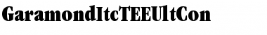 GaramondItcTEEUltCon Font