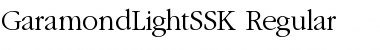 GaramondLightSSK Font