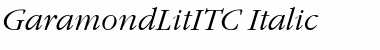 GaramondLitITC Font