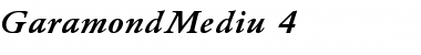 GaramondMediu 4 Font