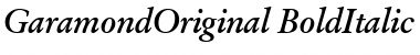 GaramondOriginal Font