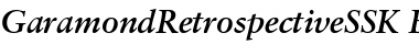 GaramondRetrospectiveSSK Font