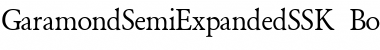 GaramondSemiExpandedSSK Font