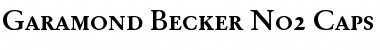 Download Garamond Becker No2 Caps Med Font Download Garamond Becker No2 Caps Med Font