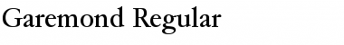 Garemond-Regular Regular Font