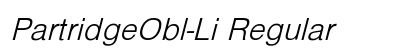 PartridgeObl-Li Regular preview