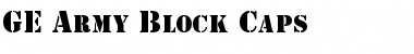 Download GE Army Block Caps Font