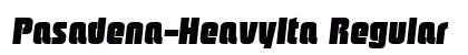 Pasadena-HeavyIta Regular preview
