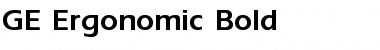 GE Ergonomic Font