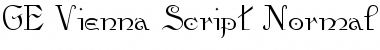 GE Vienna Script Normal Font