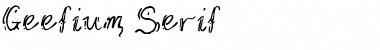 Geefium Serif Font