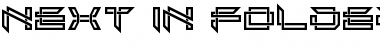 Download Next In Folded Line Font Download Next In Folded Line Font