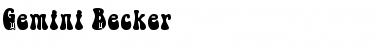 Download Gemini Becker Font Download Gemini Becker Font