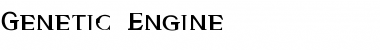 Genetic Engine Font