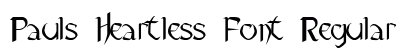 Pauls Heartless Font Regular
