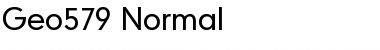 Geo579 Normal Font