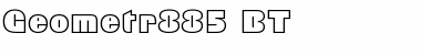 Geometr885 BT Font