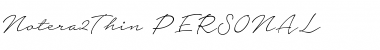Notera 2 PERSONAL USE ONLY Thin Font
