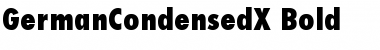 GermanCondensedX Font