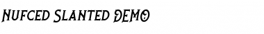 Nufced DEMO Font