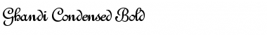 Ghandi Condensed Bold Font