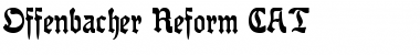 Offenbacher Reform CAT Font