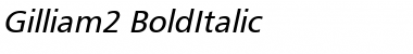 Gilliam2 BoldItalic Font