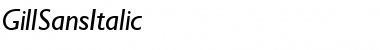 Download GillSansItalic Font Download GillSansItalic Font