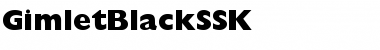 GimletBlackSSK Regular Font