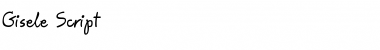 Download Gisele Script Font Download Gisele Script Font
