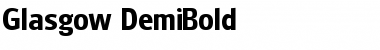 Download Glasgow-DemiBold Font