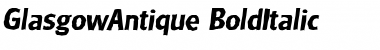 GlasgowAntique Font