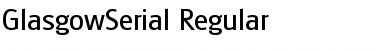 GlasgowSerial Regular Font