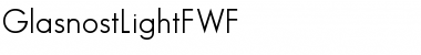 GlasnostLightFWF Font